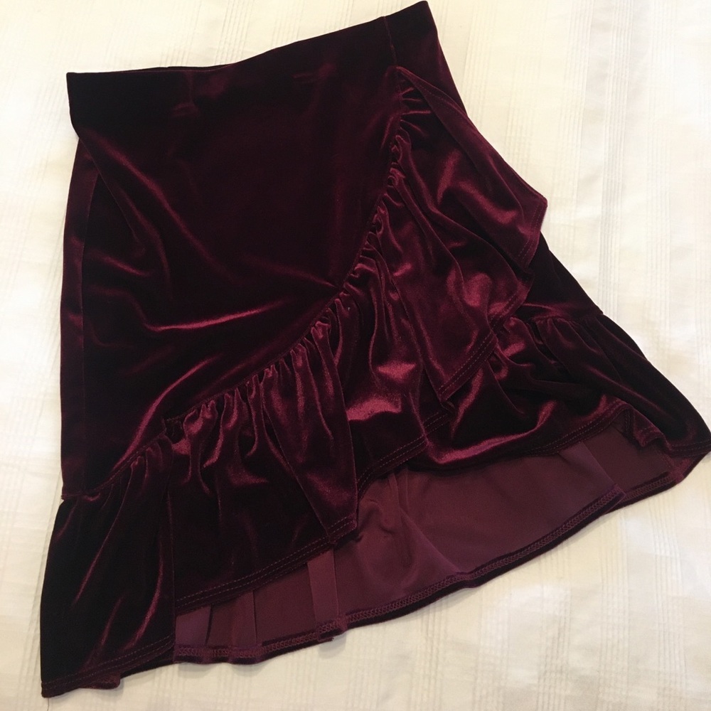 UO Velvet Skirt
